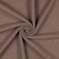 Baumwollfleece Uni Organic - MOCHA