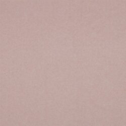 Baumwollfleece Uni Organic - hellrosa