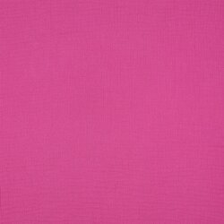Musselin Uni *Gerda* BIO~Organic - dunkelpink