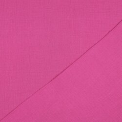 Musselin Uni *Gerda* BIO~Organic - dunkelpink