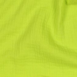 Musselin Uni *Gerda* BIO~Organic - Neon gelb