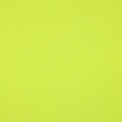 Musselin Uni *Gerda* BIO~Organic - Neon gelb