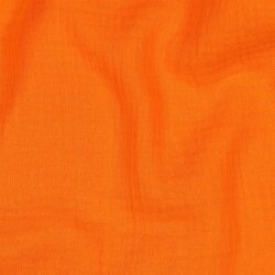 Musselin Uni *Gerda* BIO~Organic - Neon orange