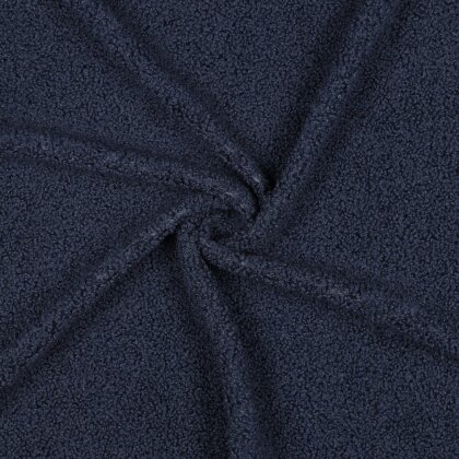 Teddystoff *Vera* - jeansblau