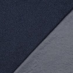 Teddystoff *Vera* - jeansblau