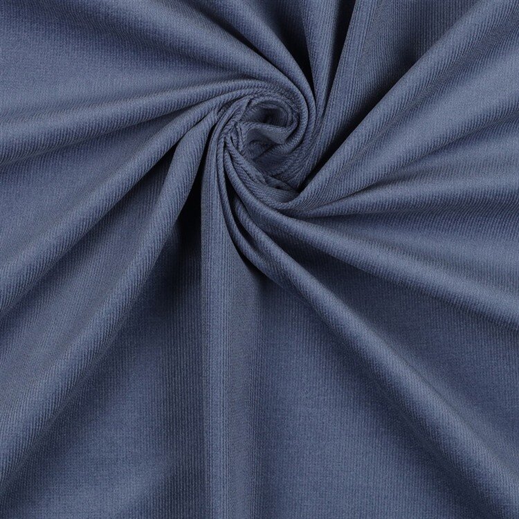 Feincord Stretch - jeansblau