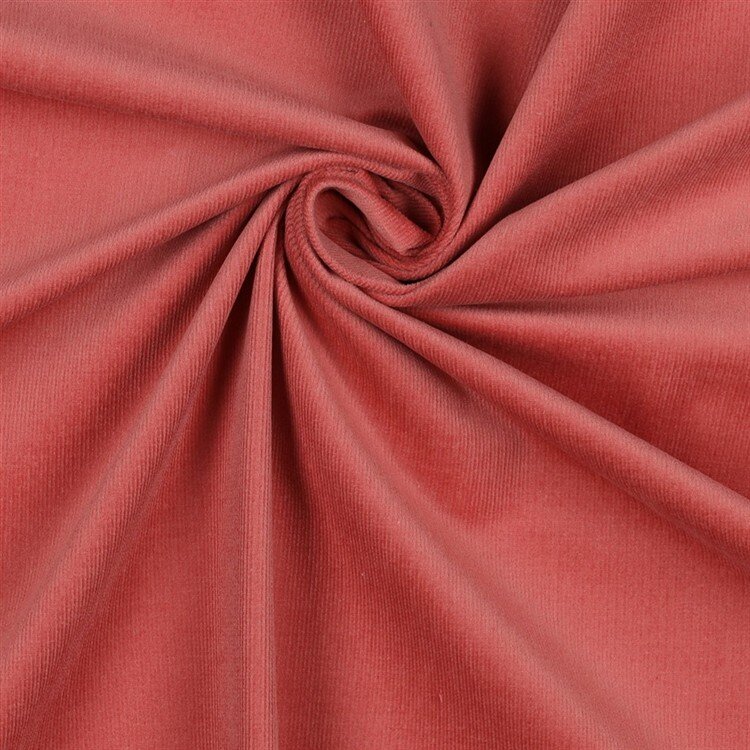 Feincord Stretch - blassrot