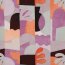 Canvas Digital bunte wilde Formen - helllila