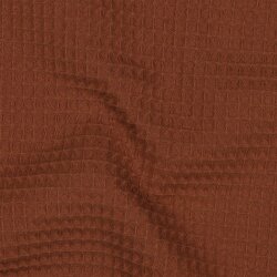 Waffelpiqué *Vera* 6mm- nougatbraun
