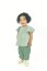 Musselin Gold Striche - beige