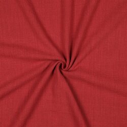 Baumwollstoff Slub vorgewaschen - rot