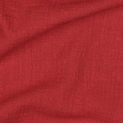Baumwollstoff Slub vorgewaschen - rot