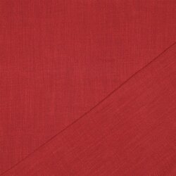 Baumwollstoff Slub vorgewaschen - rot