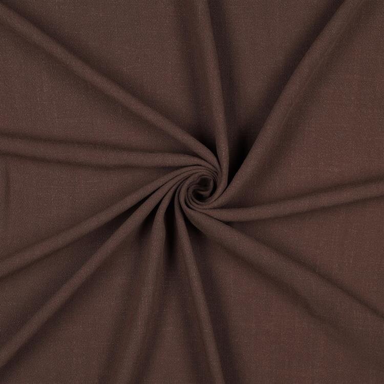 Viskose Leinen Soft - braun