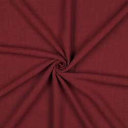 Viskose Leinen Soft - dunkelkirsche