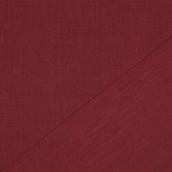 Viskose Leinen Soft - dunkelkirsche