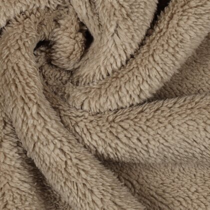 Kunstfell Kuschelteddystoff - sand