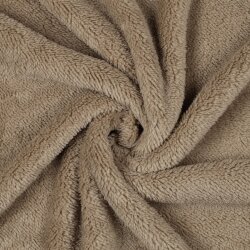 Kunstfell Kuschelteddystoff - sand