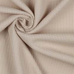 Waffeljersey Organic - hellsand