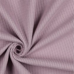 Waffeljersey Organic - dunkel perlrosa