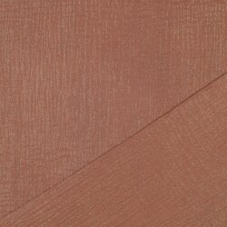 Musselin feine Glitzerpunkte - cognac