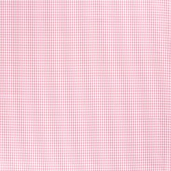 Baumwollpopeline garngefärbt Vichy Karo 5mm - rosa