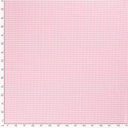 Baumwollpopeline garngefärbt Vichy Karo 5mm - rosa
