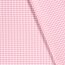 Baumwollpopeline garngefärbt Vichy Karo 5mm - rosa