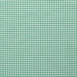 Baumwollpopeline garngefärbt Vichy Karo 5mm - grasgrün