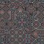 Canvas Digital orientalisches Mosaik - dunkelblau