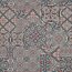 Canvas Digital orientalisches Mosaik - weiss/dunkelblau