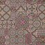 Canvas Digital orientalisches Mosaik - weiss/dunkelrot