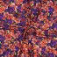 Baumwolljersey Digital Blumen - dunkelblau