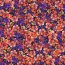 Baumwolljersey Digital Blumen - dunkelblau