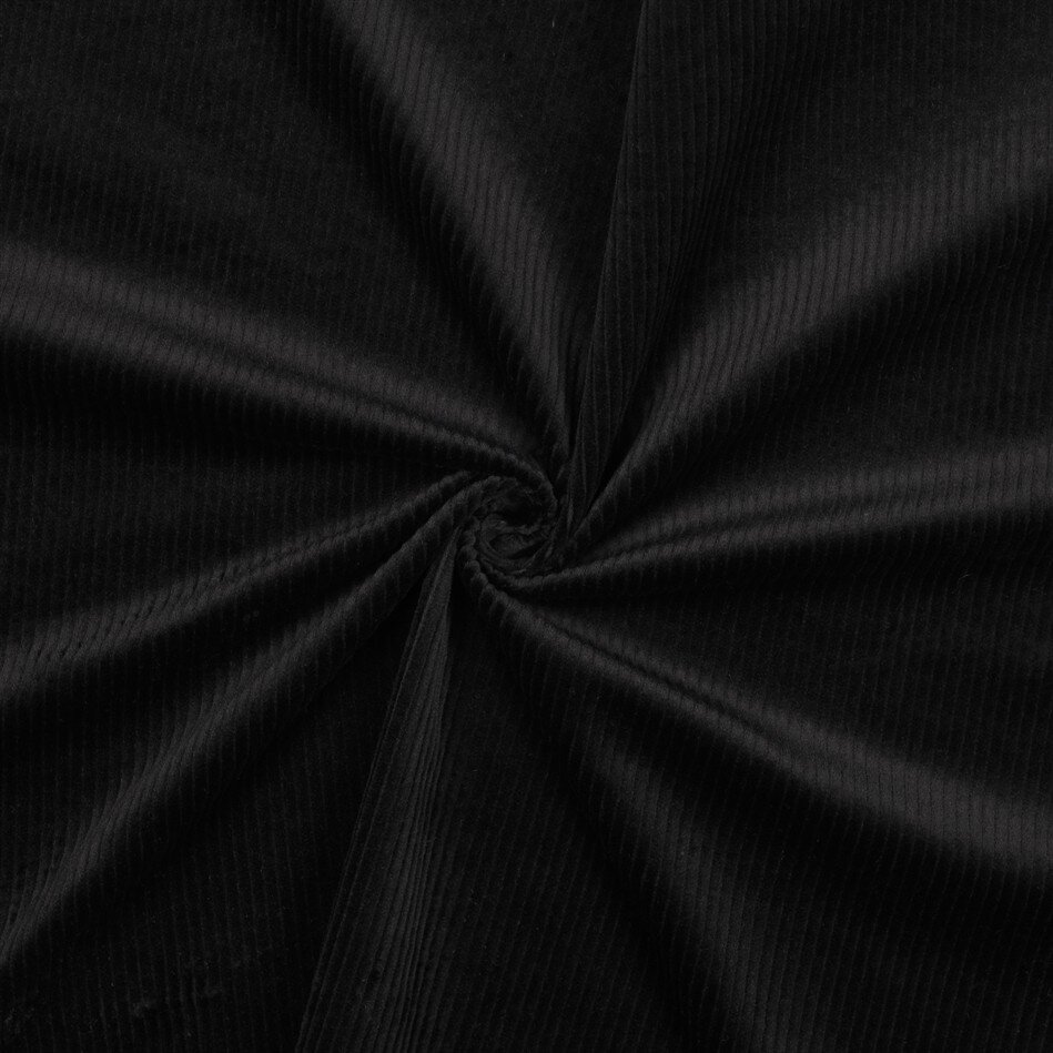 Breitcord Stretch *Vera* - schwarz