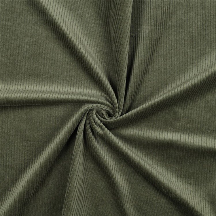 Breitcord Stretch *Vera* - gurkengrün
