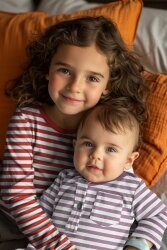 Baumwolljersey Streifen - steinrot