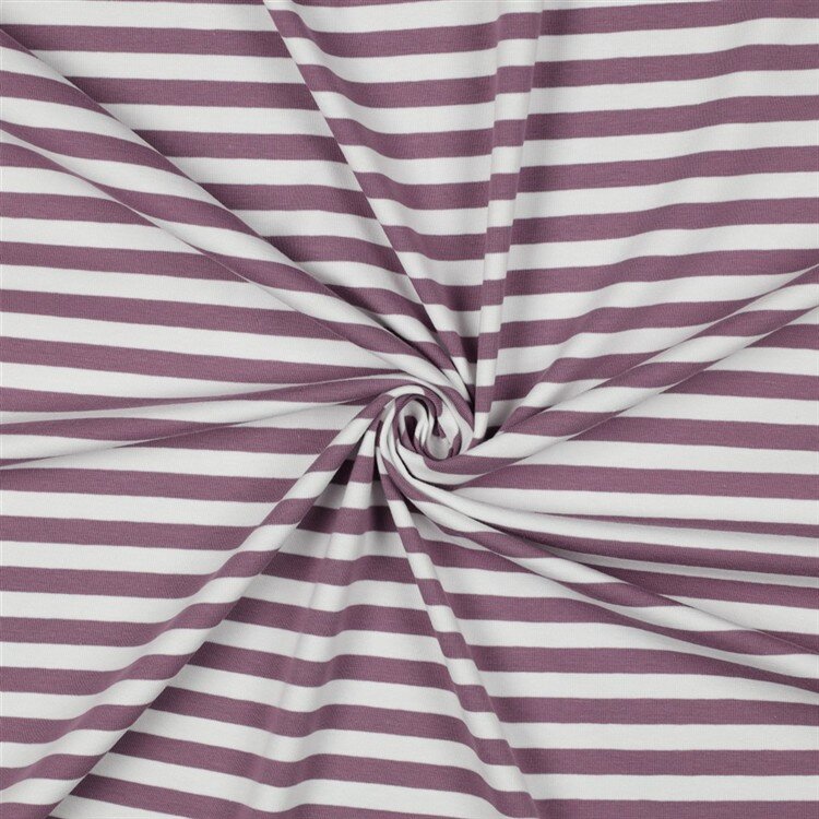 Baumwolljersey Streifen - altmalve