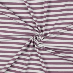 Baumwolljersey Streifen - altmalve