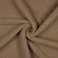 Teddystoff Doppelseitig Uni - sand