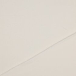 Baumwollfleece Uni Organic - creme