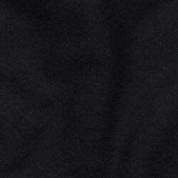 Baumwollfleece Uni Organic - schwarz