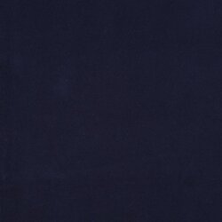 Baumwollfleece Uni Organic - dunkelblau