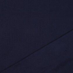 Baumwollfleece Uni Organic - dunkelblau