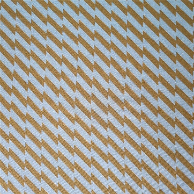 Strick Jacquard Zick Zack - gelb