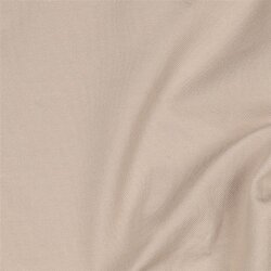 Baumwolljersey Jeans-Optik - hellbeige