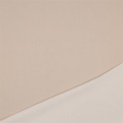 Baumwolljersey Jeans-Optik - hellbeige