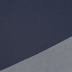 Baumwolljersey Jeans-Optik - dunkelstahlblau