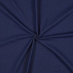 Baumwolljersey Jeans-Optik - dunkelkobaltblau