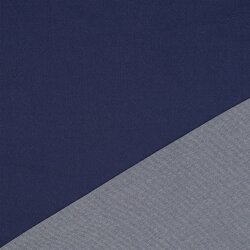 Baumwolljersey Jeans-Optik - dunkelkobaltblau